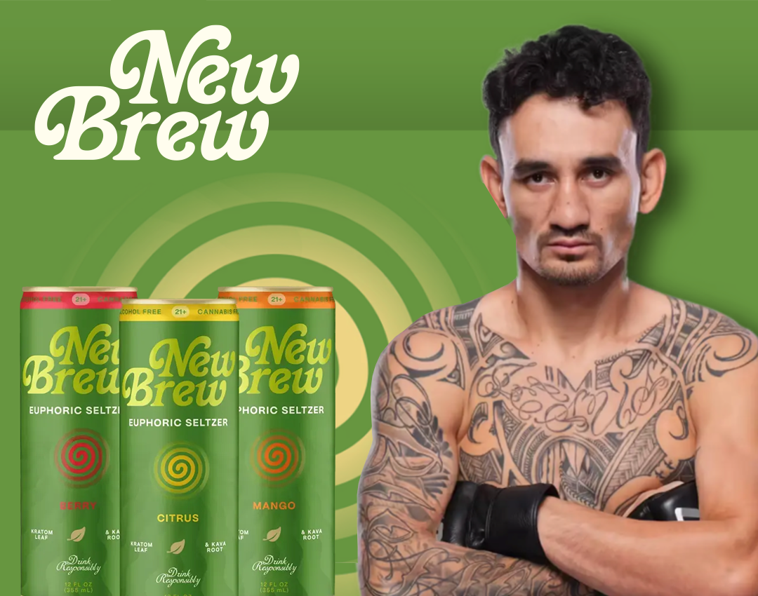 NEW BREW SIGNS PARTNERSHIP DEAL WITH UFC CHAMPION MAX HOLLOWAY
