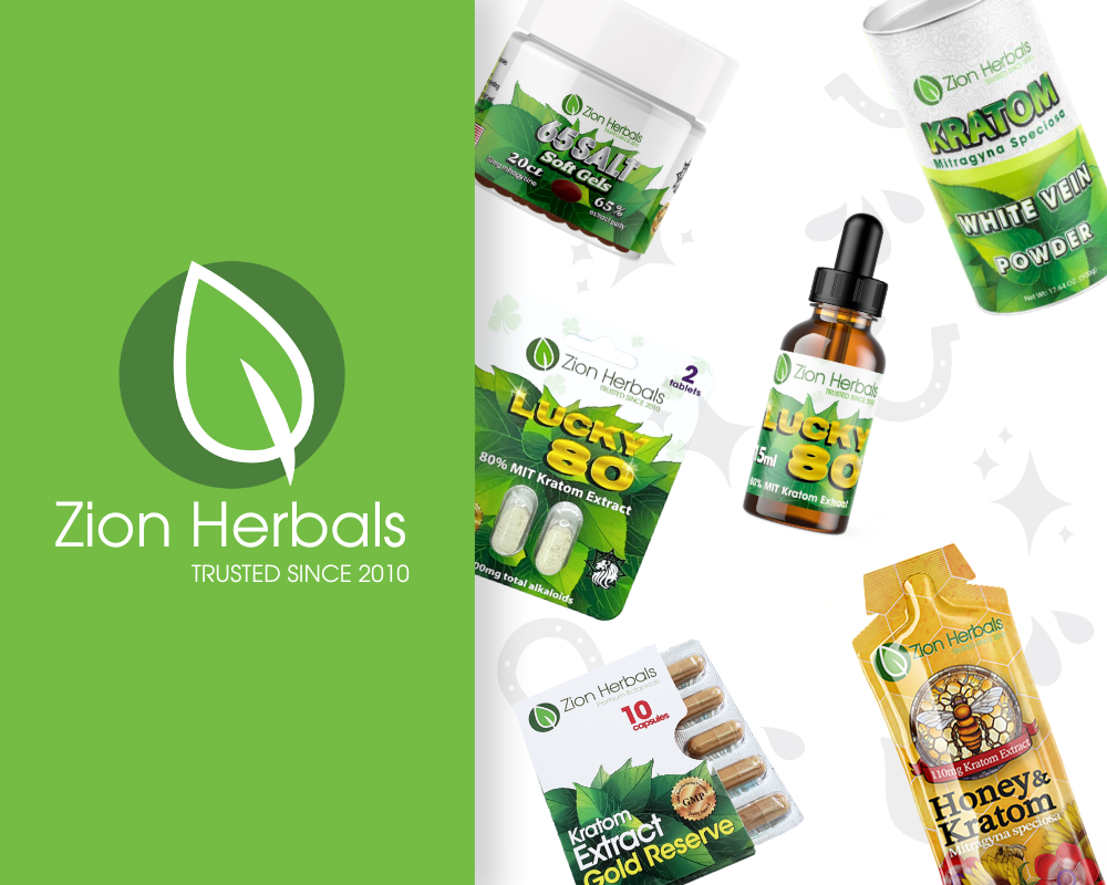 Zion Herbals Brand High Quality Kratom Extract Products