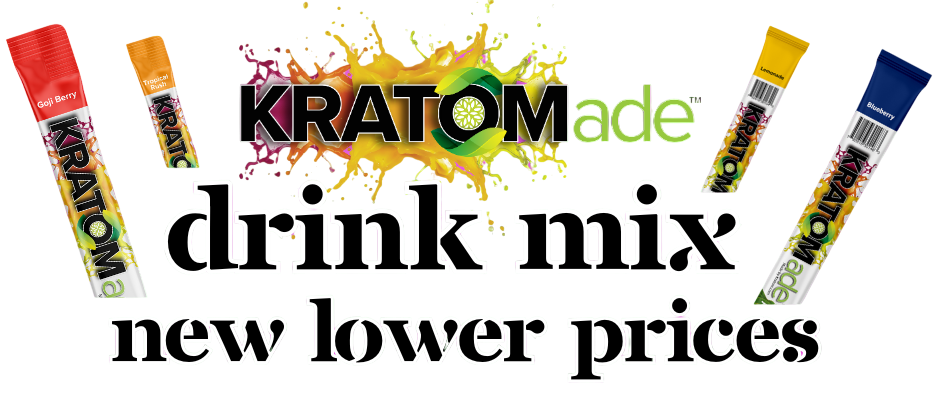 Kratomade NEW Lower Drink Mix Prices